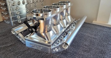 EFI BILLET  Blower "Loaded"    Injector Plate with   16 Injectors for Gas-e-85 or methanol